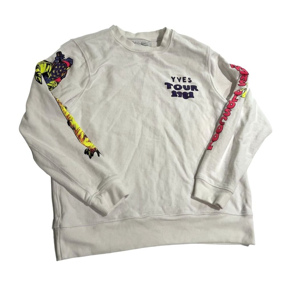 YVES Banana Old'Scool Crewneck in White